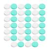 20 PCS New Mini Portable Eye Glass Travel Glasses Holder Candy Color Soaking Box Contact Lens Case