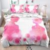 3D Creative Romantic and Beautiful Bedding Couple Down Duvet Cover Pillowcase 2/3pc King Queen Bed Cover Set Home Textile Gift