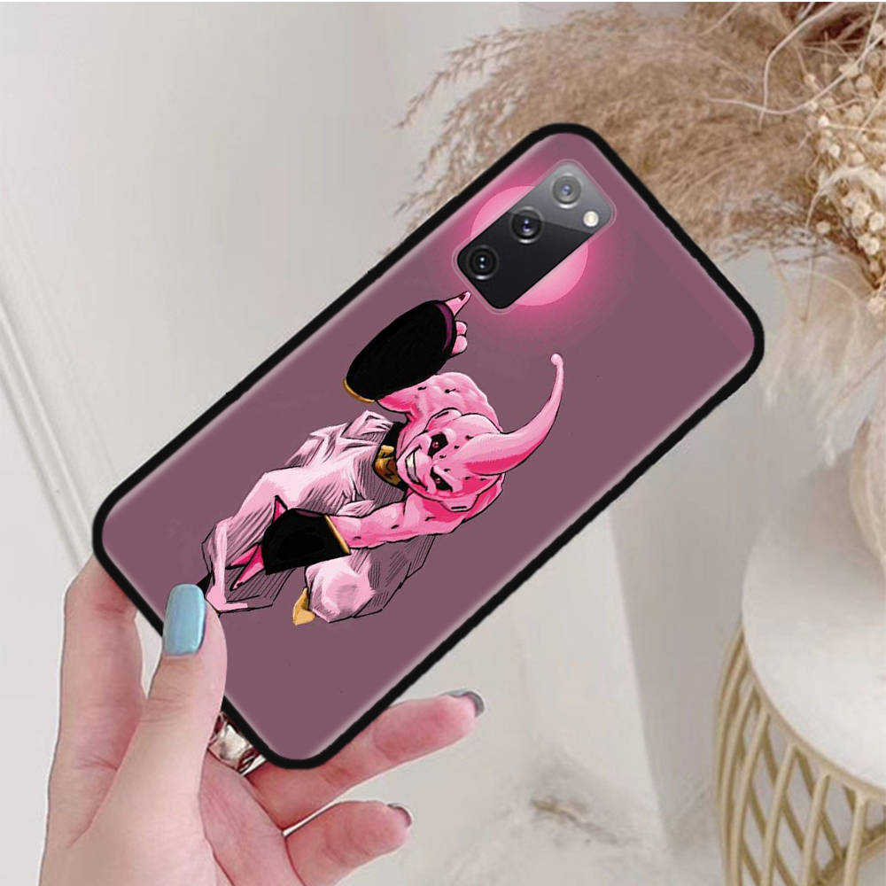 Black Case for iPhone 16 15 Plus 14 13 12 11 Pro 8 6 SE XR XS Max P30 Nova 5T Y5P Y6 Y7 Y8P Y9 Realme C30 C33 C31 W-88 Dragon Ball Cartoon
