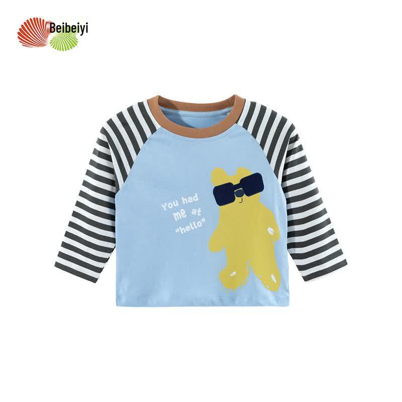 Bebeiyi Boys' Striped Long-Sleeve T-Shirt