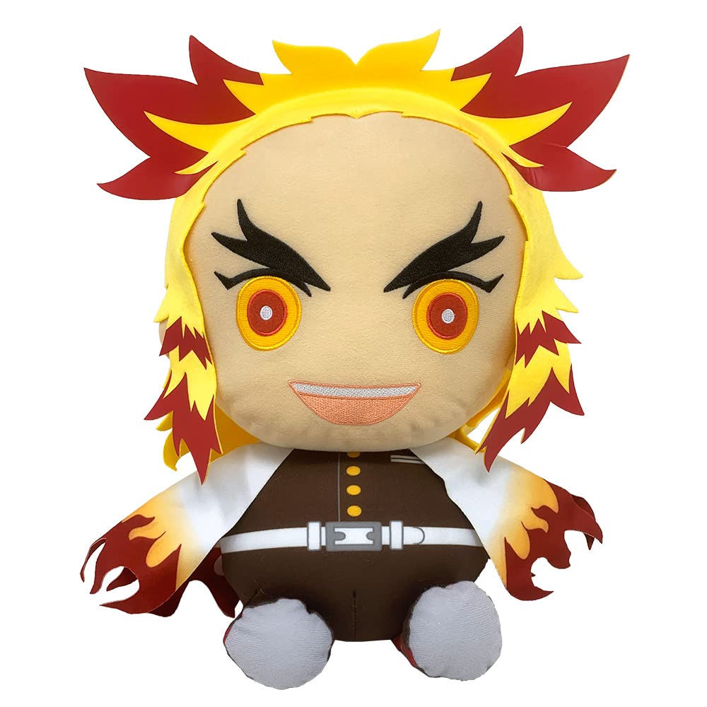 

Demon Kimetsu no Yaiba Super Huge Plush Kyojuro Official Merchandise Slayer Toy, Rengoku, Approx. 32cm,