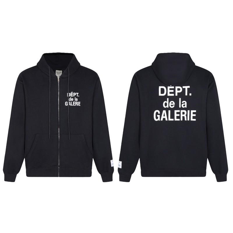 GALLERY DEPT Hoodie Men Women Oversized Cotton Fleece Pullover Sweatshirt Streetwear Loose Fit Long Sleeve