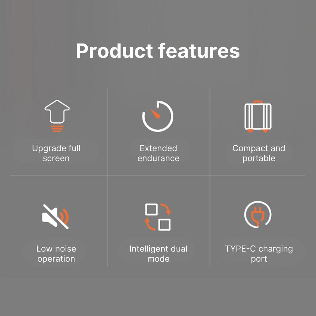 Przenośny Prysznic Elektryczny Prysznic Kempingowy z Pełnym Cyfrowym Wyświetlaczem Temperatury Pozostałego Akumulatora 2 Mo