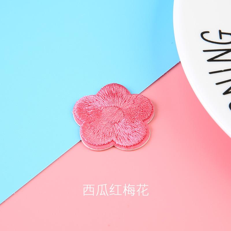 

Наклейка на ткань «Три цветка любви» в китайском стиле, вышитая нашивка, наклейка на одежду, куртку, брюки, дырки, самоклеящаяся, без следов, субсидия на ремонт 13 #watermelon red * see picture