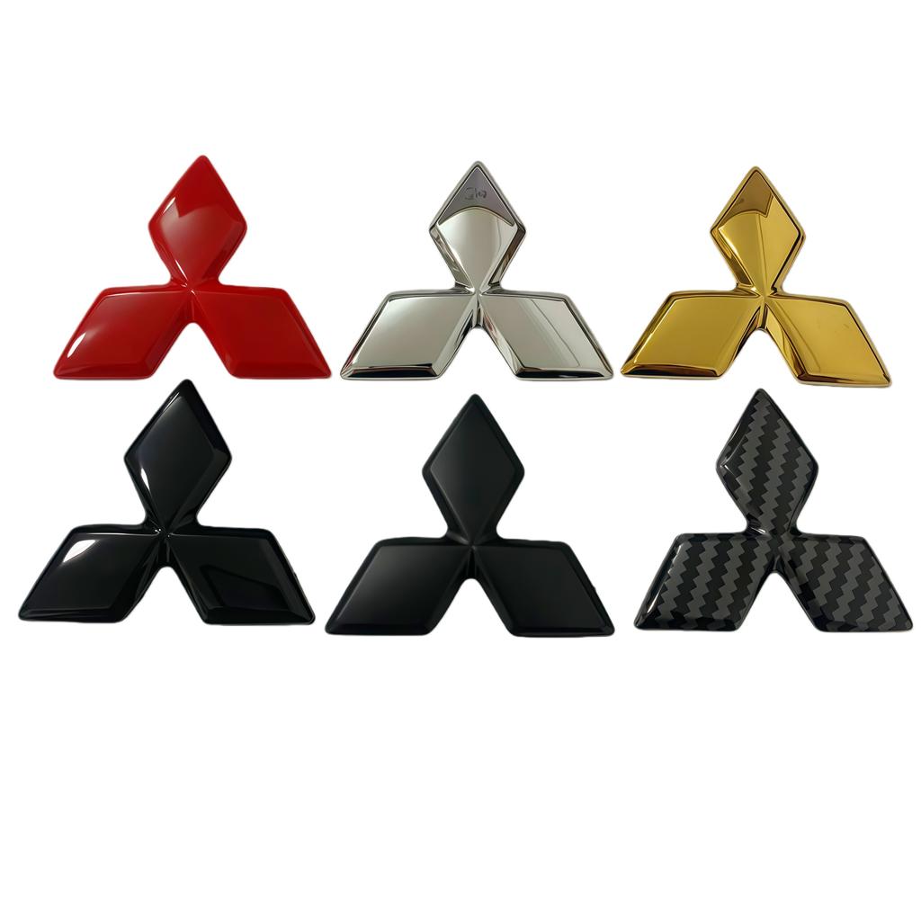 47mm Car ABS Car Steering Wheel Center Stickers for Mitsubishi Lancer EX Galant ASX Outlander Pajero Eclipse Badge Accessories