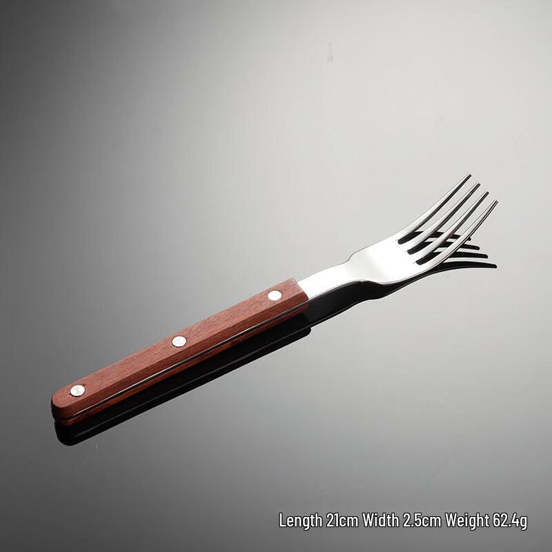 

Qianxing 420 Stainless Steel & Rosewood Dinner Fork Set