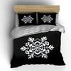 Geometric Snowflake Wall Decor Set Soft Comfortable Duvet Cover Bedding Set Included 1*Duvet Cover & 2*Pillowcases gift
