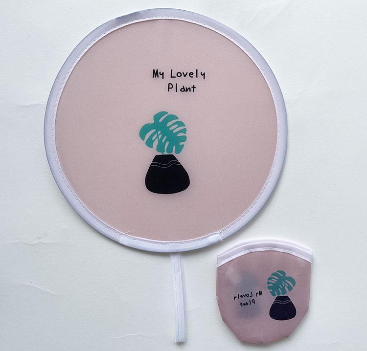 Мини складной веер для путешествий в античном стиле - Креативный портативный круглый веер