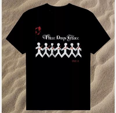 Three Days Grace μπάντα One-X Unisex Βαμβακερό T-Shirt Όλα τα Μεγέθη Unisex T-Shirt