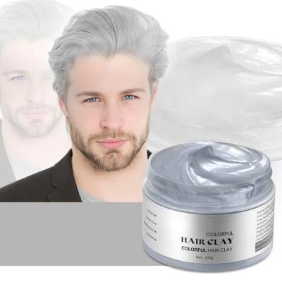 100ML jednorazowy krem ​​do farbowania włosów kolorowe naturalne rośliny zmywalne bezpieczne mężczyźni kobiety natychmiastowa fryzura tymczasowa farbowanie włosów wosk błotny