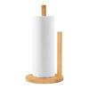 Wooden Paper Towel Holder | Kitchen Paper Hanger Rack, Bath Towel Roll Stand Organizer | Bamboo Paper Towel Holder for Kitchens and Restaurants, Verti