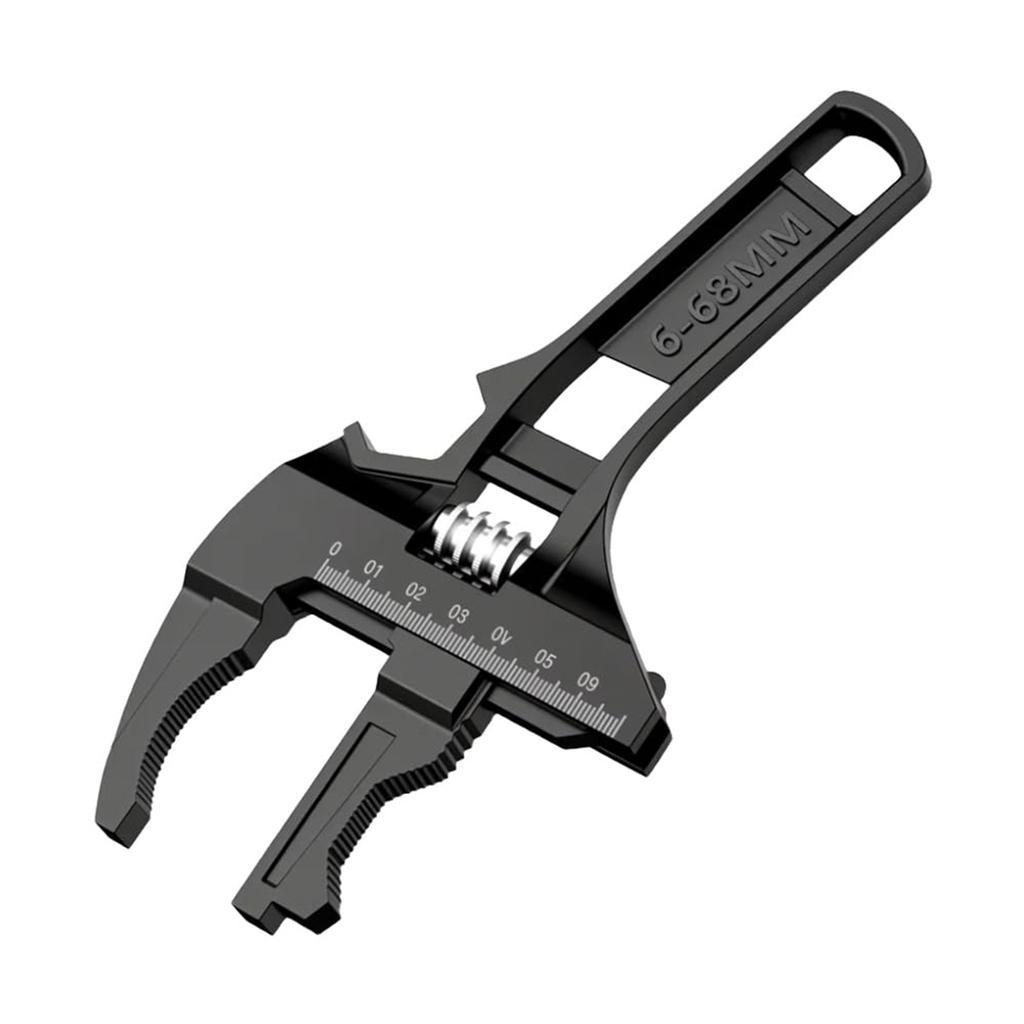 Adjustable Wide Jaw Plumbing , Wide-Opening Short Handle Bathroom For Plumbing Water Pipe Installation Faucet, Ideal For Work In Confined Spaces