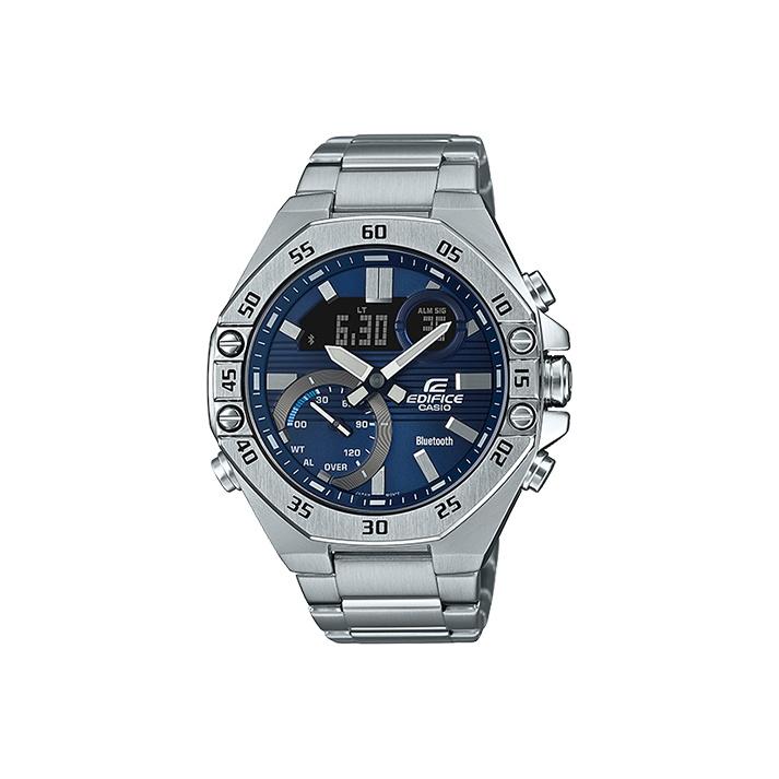 CASIO Men EDIFICE Watch ECB-10D-2ADF Blue Dial