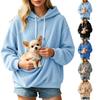 Women's Corduroy Hoodie Loose Fit Casual Long Sleeve Pullover Sweatshirt Top
