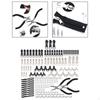 197 Pieces Fix Zippers Repair Kits Instant Zipper Sewing DIY Pull Zip Puller for Coats