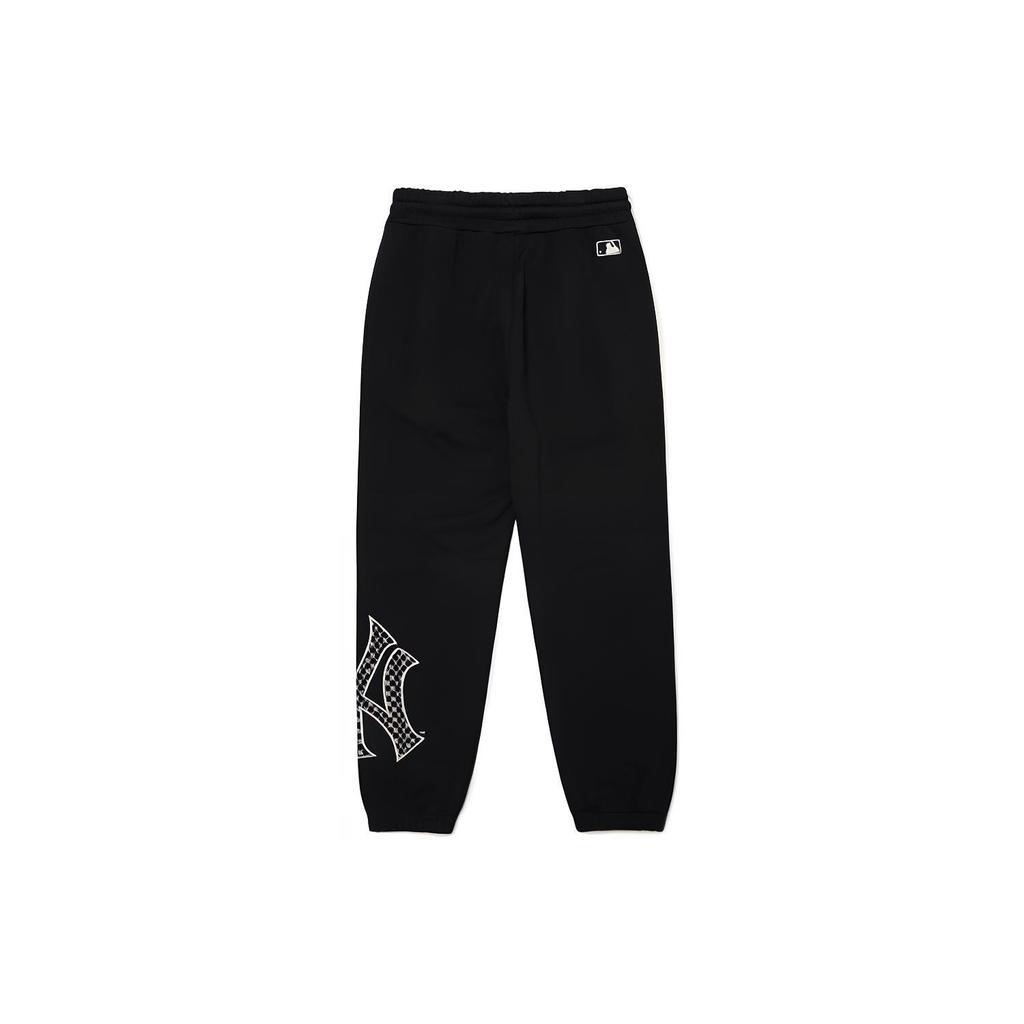 New MLB Knitted Sports Pants Unisex Black 3APTM0121-50BKS