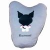MORIPiLO Body Sanrio Characters Kuromi Micro Plush Nap by Morishita Makura Pillow, (Die-Cut Cushion), Skin-Friendly Fabric, Toy, Pillow, 30x40x10cm,