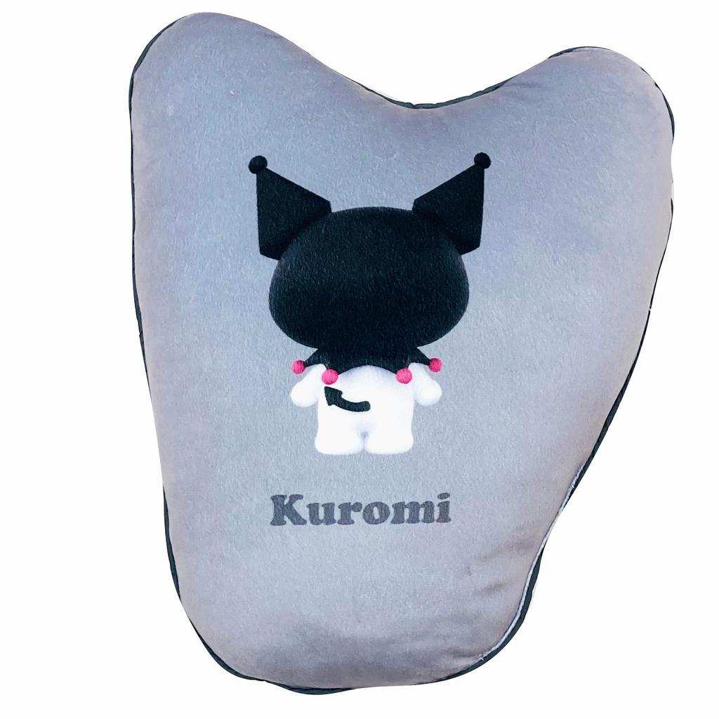 MORIPiLO Body Sanrio Characters Kuromi Micro Plush Nap by Morishita Makura Pillow, (Die-Cut Cushion), Skin-Friendly Fabric, Toy, Pillow, 30x40x10cm,