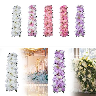 Flower Panel Backdrop Artificial Rose Floral Arrangement Road Decoration Floral Panel for Wedding, Background, Birthday,