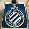 1PC Club Brugge KV Print FlAannel Blanket, High Quality Comfortable for All Seasons, Home Decor, Warmth and Comfort