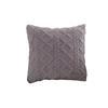 Modern Double-Sided Taffeta Plush Pillow Cover for Autumn/Winter - Sofa & Bedside Waist Support Cushion