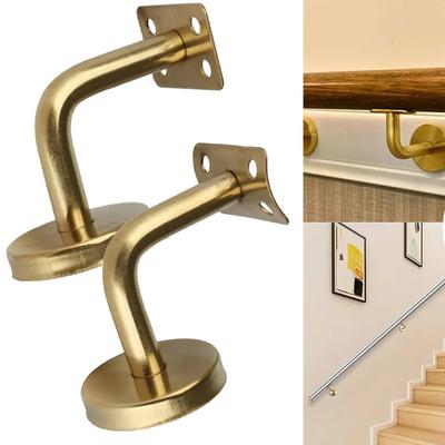 Supports de main courante d'escalier Acier inoxydable Support mural pour main courante Support de garde-corps Quincaillerie Support pour rampe d'escalier Accessoire d'escalier