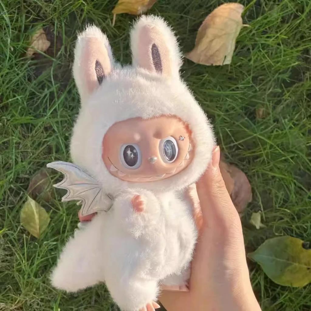 Pour les vêtements de poupée Labubu 15/17cm Tenue Dinosaure Petit démon Ailes d'Ange Pour Ropa labubu vêtements Accessoires