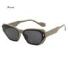 Square Cat Eyes Sunglasses Unisex Shade Sun Glasses Rivet Personality Punk Style for Women And Men