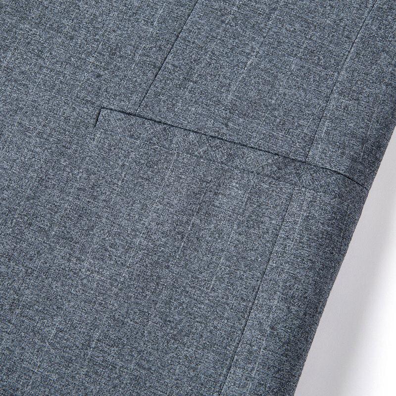 MONTAGUT Men's Plaid Business Casual Suit Jacket