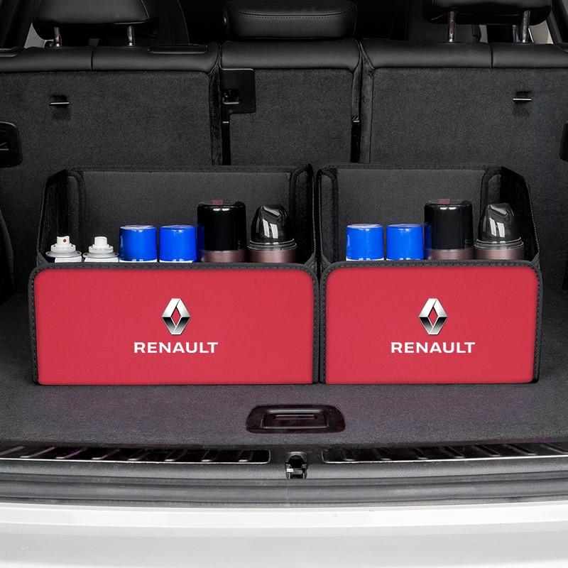 Renault Exclusive Car runk Storage Box Foldable Auto Organizer Bag For NewRenault RS Megane 2 3 4 Trafic Scenic 2 Clio Captur Tw BB2