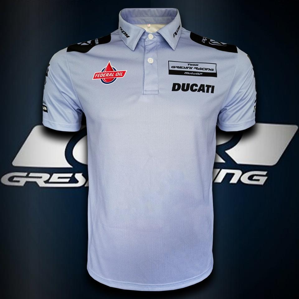 

Рубашка-поло MotoGP Moto2 MotoE Гоночный мотоцикл С коротким рукавом 3D принт Полиэстер Спандекс Мужчины Женщины Унисекс L