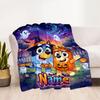 Christmas Pals Celebration Personalized Name Blanket Throw Personalized Blanket Durable Comfort Versatile for Bed Office Chair Bedding Couch
