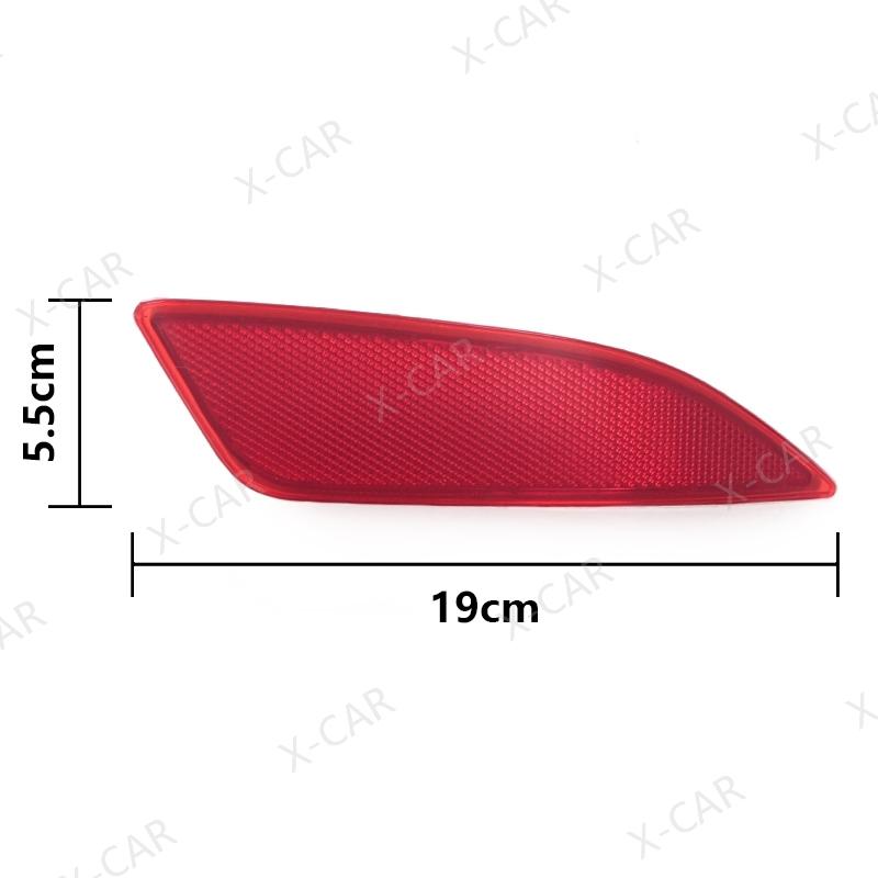 2PCS For Toyota Camry 2015 2016 Rear Bumper Reflector Brake Lamp Warming Tail Light