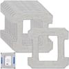 Panos de Limpeza para Robô Ecovacs Winbot W1 Pro / W1 / W2 Omni / W2, Mopa de Reposição para Ecovacs, Pano de Mopa em Microfibra Lavável
