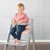 Chaise haute évolutive sit up iii en bois - roba - réglable en hauteur - taupe