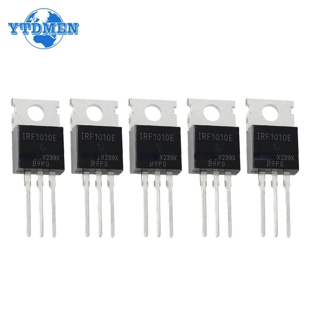 5PCS IR Mosfet Transistor IRF1010E IRF1010 TO-220 Transistores de Canal N 84A 60V Componente Eletrônico