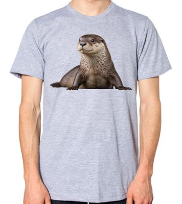 Koszulka z wydrą wydrą Męska Damska Unisex Top
