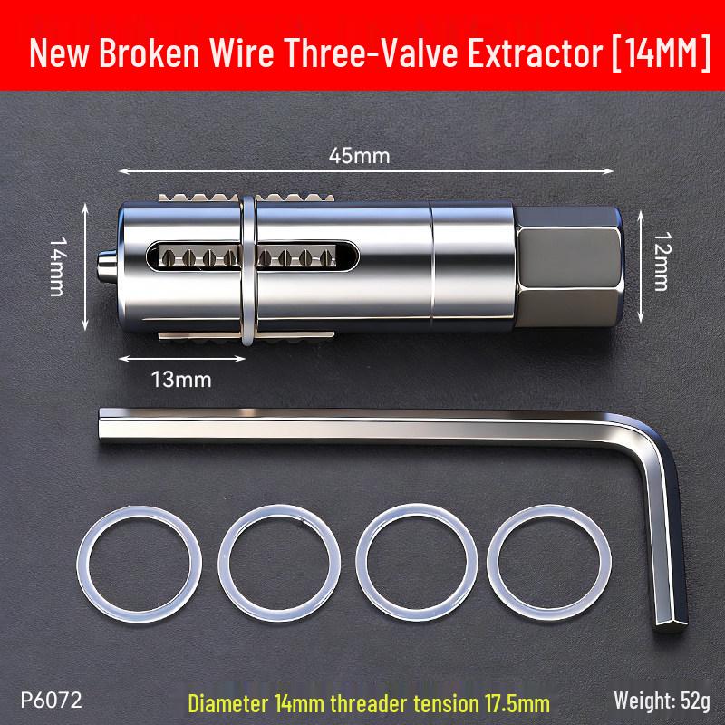 Universal High Hardness Broken Thread Extractor - Water Pipe Angle Valve Disassembly Tool