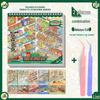 Tirador Adhesivos Miniatura 3D Paisajismo: Edición Chica de Campo
