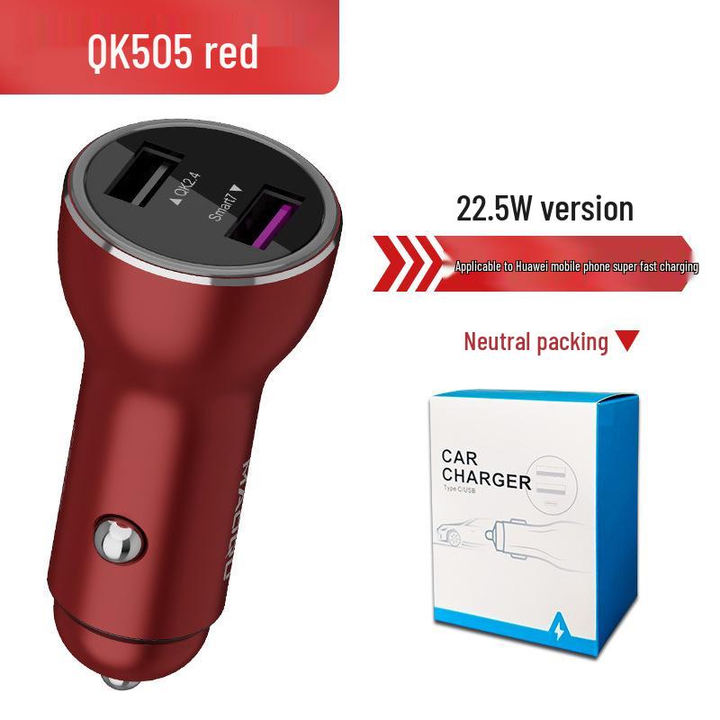 Crucial 65W/40W Car Charger for Huawei & OPPO VOOC Flash Charge