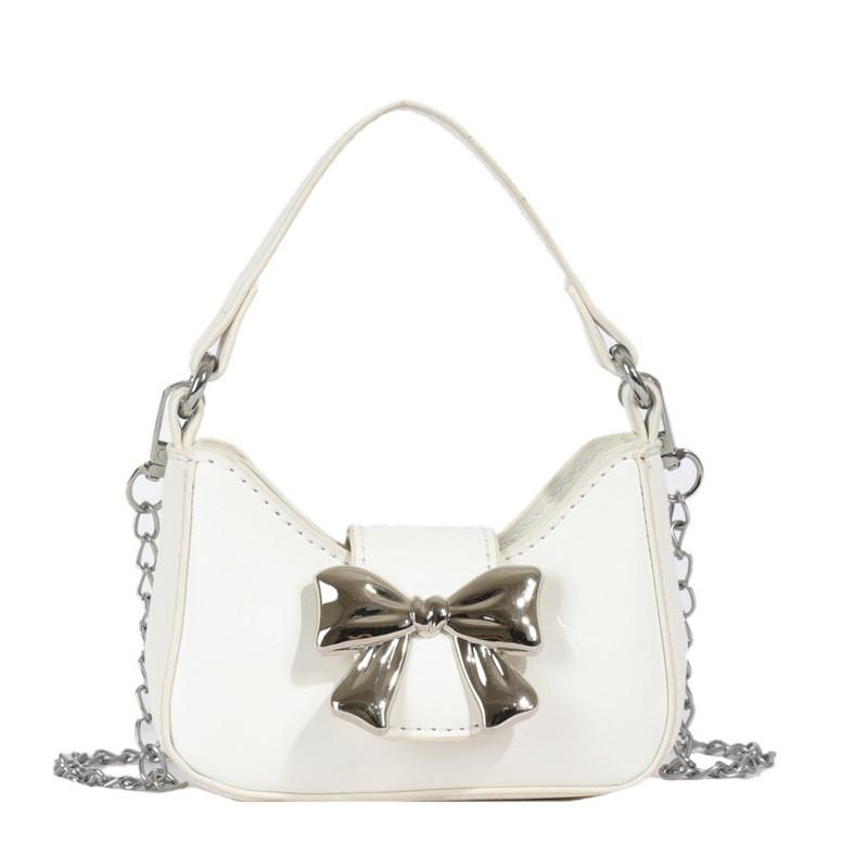Decoration Bow Mini Handbag Outdoor Trendy Shoulder Bag Womens Crossbody Bag
