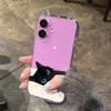 Sleeping Cat Is Suitable for Apple 17Promax Mobile Phone Case Air Cat Ears IP16/15 Transparent 14 Cute 13 Soft Case
