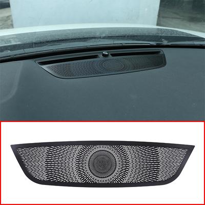 Czarna naklejka ozdobna na osłonę głośnika deski rozdzielczej samochodu ze stopu aluminium Do Land Rover Discovery Sport Auto Styling