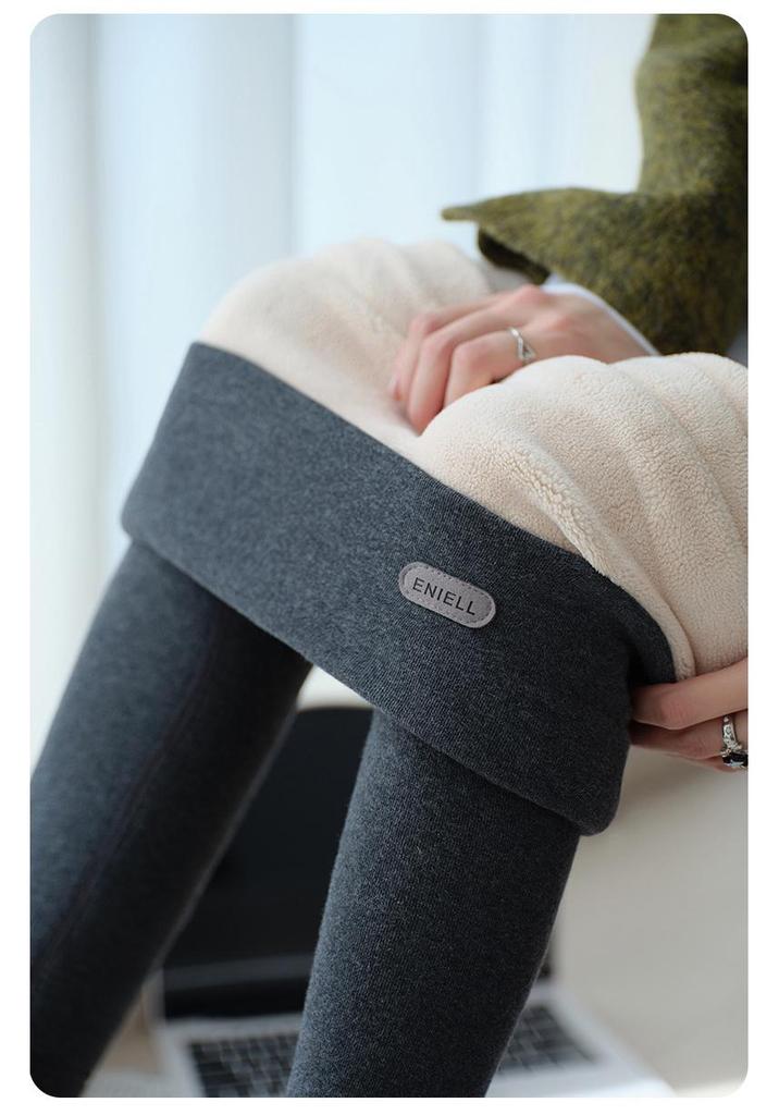 2026 Dames Zachte Lamswol Winddichte Katoenen Broek - Herfst/Winter Basislaag, Huidvriendelijk, Verdikt en Niet-Omvangrijk.