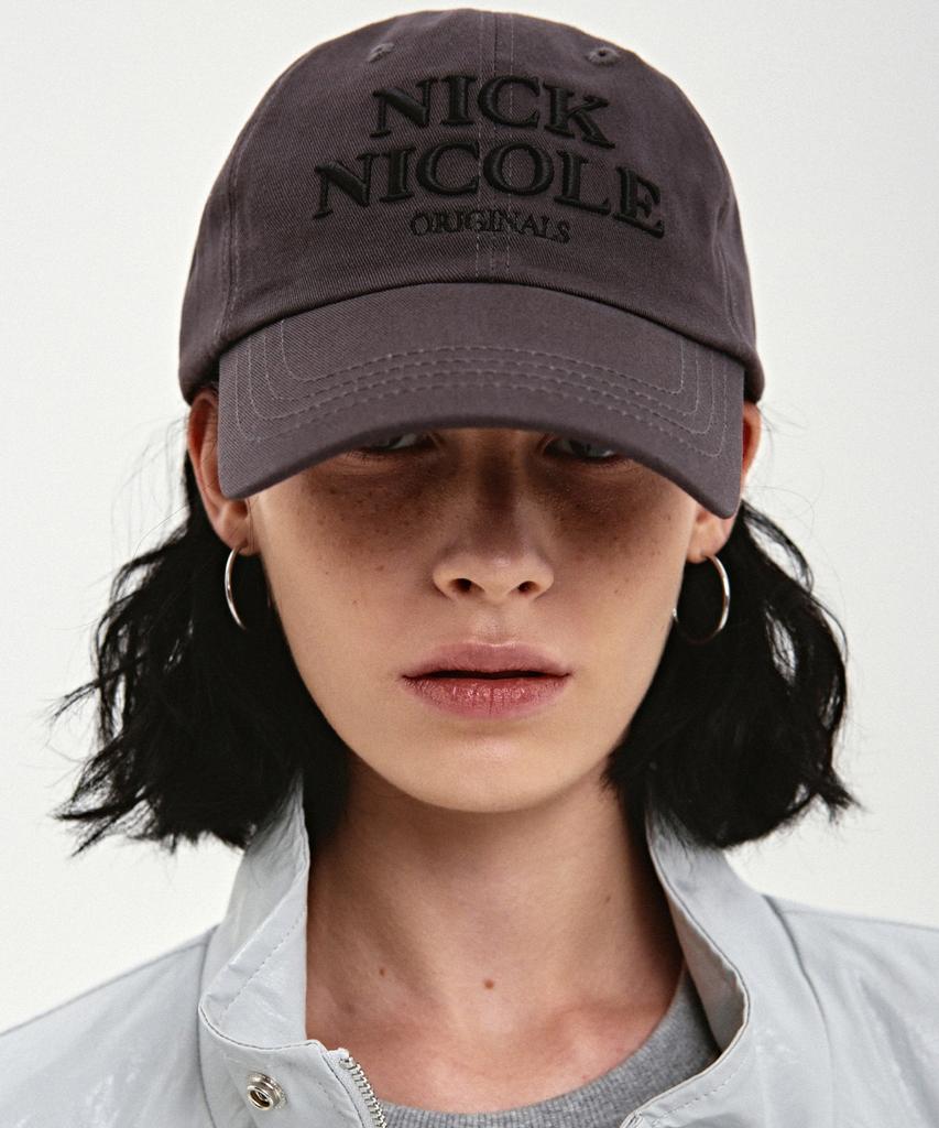 Nigaennikol Originals Nicole Ball Cap_Charcoal