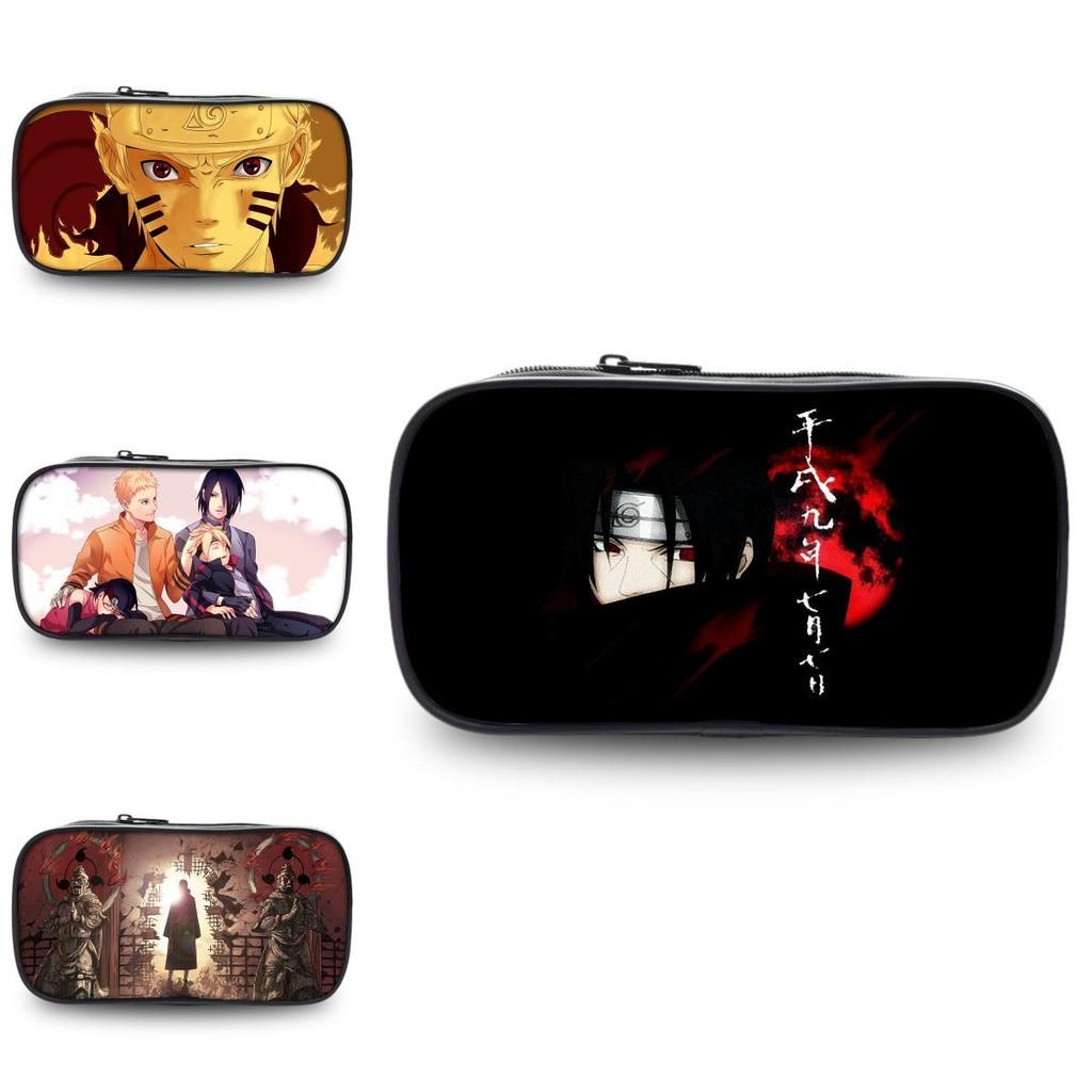 Naruto Anime Themed Printed Student Single Layer Stationery Storage Pencil Bag For Students And Fans