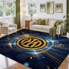 Borussia Dortmund Design Crystal Velvet Rug Soft Decorative Mat for Bedroom Entrance