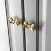 2/4PCS European Style Brass Bow Tie Cabinet Handle Bowknot Wardrobe Closet Cupboard Door Drawer Knobs Furniture Handles Pulls