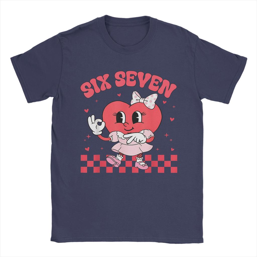 Harajuku T Shirt Beach 6 7 Happy Valentine Hearts Fashion T Shirts Cotton Tshirt for Unisex Awesome Big Size Short Sleeve Tops