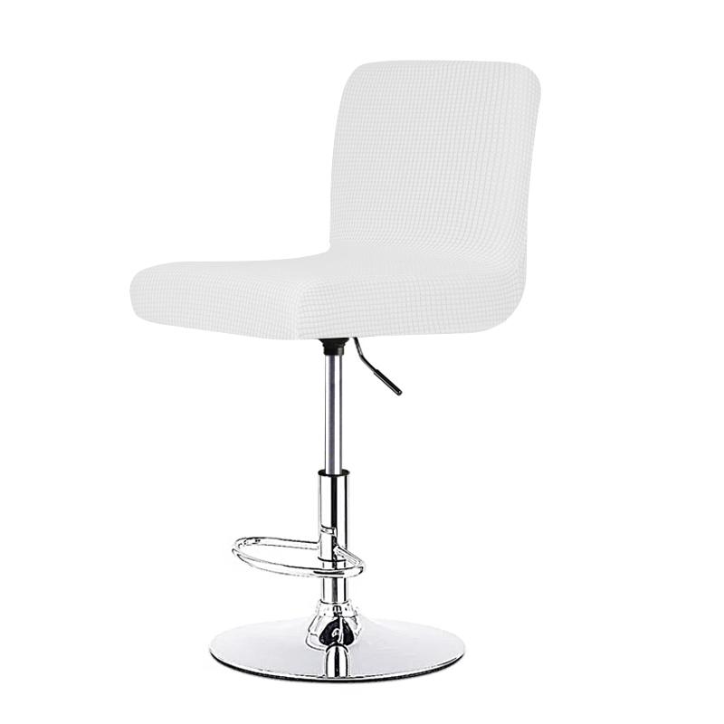 

Жаккардовый чехол для барного стула, эластичный, с короткой спинкой, для обеденного стула, дешевый чехол на стул, спандекс, для стула, для дома, банкета, кухни, чехол на сиденье 1 piece